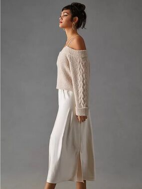 Anthropology Mare Mare Layered Jumper &
Slip Dress